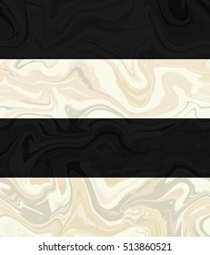 Trendy striped seamless vector pattern. Great natural stone texture with light and dark marble stripes, can be used in web, textile or interior design.