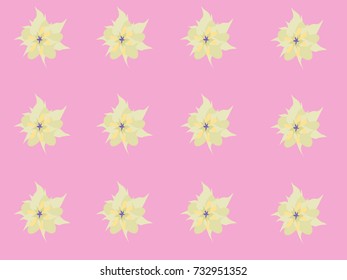 Trendy style background with retro style texture, pattern and floral elements. Vector illustration