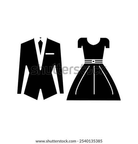 Trendy stylish coat line icon. linear style sign for mobile concept and web design ,on white background