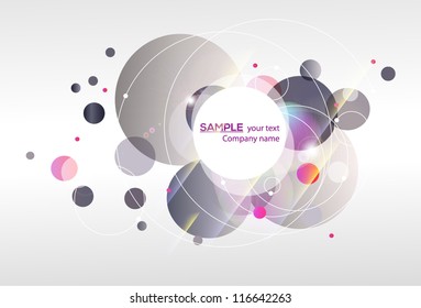 Trendy and stylish design silver abstract background  - original shape