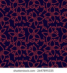 Motif floral dessiné à la main avec des motifs cachemire et des motifs de fleurs indiennes. damassé motif de style moderne, Conception pour la mode, tissu, textile, fond d'écran, emballage et toutes les impressions
