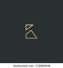 Logo moderno de K inicial
