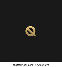Logotipo de letra Q inicial moderno