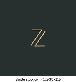 Logo moderno y moderno basado en la letra Z inicial