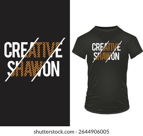 Trendy and stylish typography artwork for T-shirt printing. Features bold text layout and eye-catching message. Perfect for casual wear and youth fashion. Vector format available.