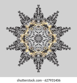 Trendy stylized snowflakes and elements memphis cards. Retro style texture, pattern and abstract winter elements. Modern abstract design poster, cover, card design in colors.