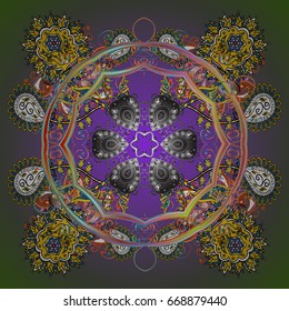 Trendy stylized snowflakes and elements memphis cards. Retro style texture, pattern and abstract winter elements. Modern abstract design poster, cover, card design in colors.