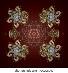 Trendy stylized snowflakes and elements memphis cards. Snowflakes design. Modern abstract design poster, cover, card design in red colors. Retro style texture, pattern and abstract winter elements.
