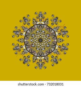Trendy stylized snowflakes and elements memphis cards. Snowflakes design. Modern abstract design poster, cover, card design in colors. Retro style texture, pattern and abstract winter elements.