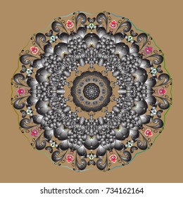 Trendy stylized snowflakes and elements memphis cards. Retro style texture, abstract winter elements. Snowflakes design. Modern abstract design poster, cover, card design in beige, gray, brown colors.