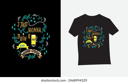 Trendy Summer eye soothing T-Shirt design
