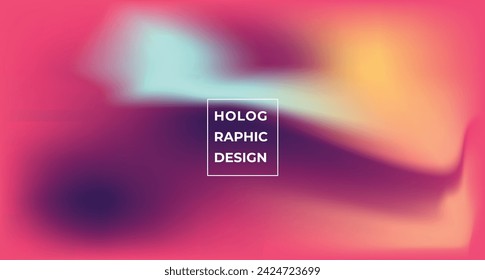 Fondo de gradiente fluido de verano de moda, formas abstractas coloridas del líquido 3d. Fondo de pantalla de diseño futurista para banner, póster, portada, flyer, presentación, publicidad, página de destino
