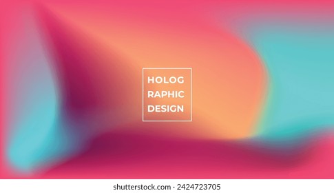 Trendy summer fluid gradient background, colorful abstract liquid 3d shapes. Futuristic design wallpaper for banner, poster, cover, flyer, presentation, advertising, landing page
