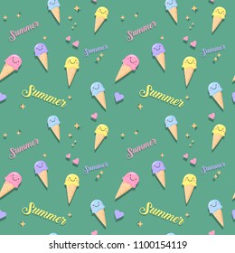 trendy summer seamess pattern