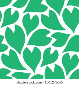 Trendy Summer Tropical Leaves Vector Design. Floral seamless pattern. Doodle vector background with leaves. Colorful tropical illustration.
