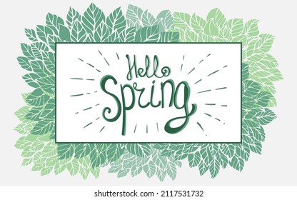 Trendy Summer Tropical Leaves Vector Design
