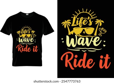 "Trendy Summer T-Shirt Design - Modern, Cool Graphic Tee Perfect for Casual, Beach, or Outdoor Wear"