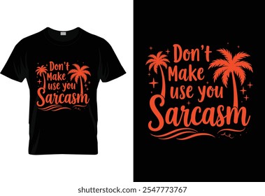 "Trendy Summer T-Shirt Design - Modern, Cool Graphic Tee Perfect for Casual, Beach, or Outdoor Wear"