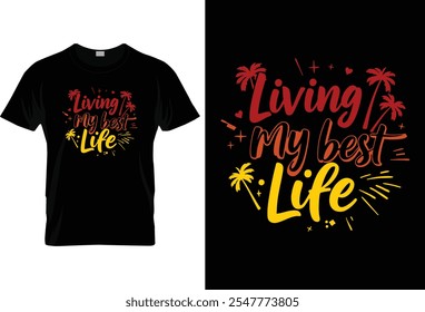 "Trendy Summer T-Shirt Design - Modern, Cool Graphic Tee Perfect for Casual, Beach, or Outdoor Wear"