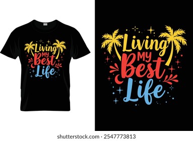 "Trendy Summer T-Shirt Design - Modern, Cool Graphic Tee Perfect for Casual, Beach, or Outdoor Wear"