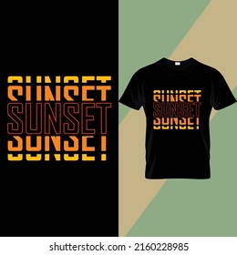 Trendy Summer typography t-shirt design 
