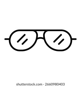 Icono de Vector de gafas de sol de moda – Accesorio de verano