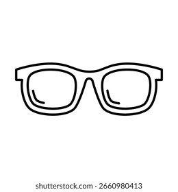 Trendy Sonnenbrillen Vektor Icon - Sommer Zubehör