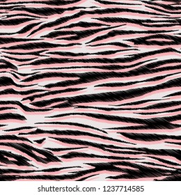  Trendy sweet Hand drawn artistic abstract animal skinseamless pattern print tiger,zebra skin,design for fashion fabric ,wallpaper and all prints on light grey background color