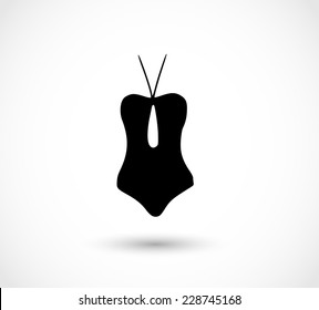 Trendy swimming suit icon vector