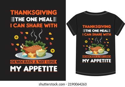 trendy  t shirt design thanksgiving day
vector   