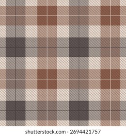 Patrón de cuadros de tartán de moda, diseño de Vector
