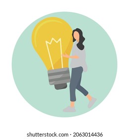 Plantilla de moda para bloggers. Ideas. Ilustración del vector