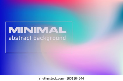 Trendy texture with polarization effect and colorful neon holographic stains. Abstract psychedelic background.