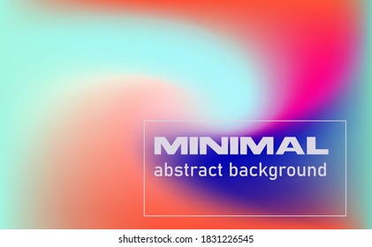 Trendy texture with polarization effect and colorful neon holographic stains. Abstract psychedelic background.