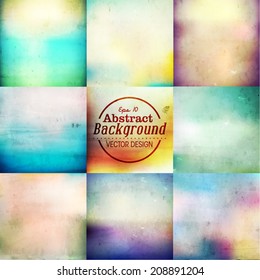 Trendy Textured Abstract Background Vector Design