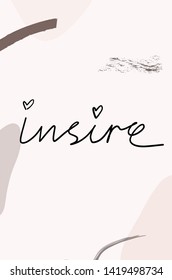 Trendy textures with minimalistic freehand elements, brushes and shapes. Aesthetic design for banner, poster, placard, card, flyer, invitation, social media concept. 