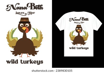 Trendy Thanksgiving t shirt Design and Thanksgiving typography t shirt 
