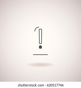 Trendy thin line notification icon for your web site design, app, UI. Vector illustration.