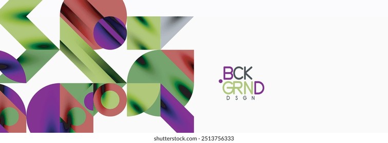 Trendy triangles lines, round elements and circles. Vector Illustration For Wallpaper, Banner, Background, Card, Book Illustration, landing page
