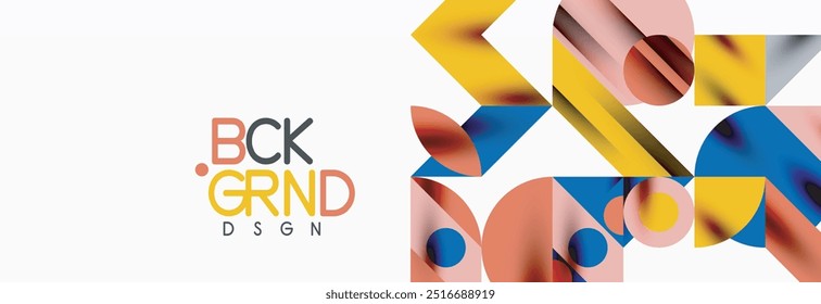 Trendy triangles lines, round elements and circles. Vector Illustration For Wallpaper, Banner, Background, Card, Book Illustration, landing page