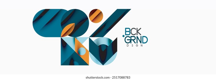 Trendy triangles lines, round elements and circles. Vector Illustration For Wallpaper, Banner, Background, Card, Book Illustration, landing page
