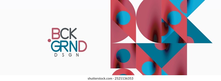 Trendy triangles lines, round elements and circles. Vector Illustration For Wallpaper, Banner, Background, Card, Book Illustration, landing page