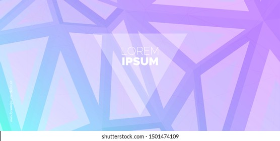 Trendy Triangular Background. Abstract Polygon Layout. Minimal Vector Illustration. Purple Geometric Shapes. Triangles Background. Pastel Polygon Poster. 3d Business Design. Triangles Wallpaper.