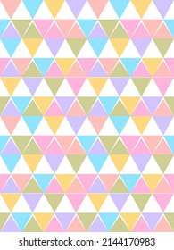 Trendy triangular shapes seamless pattern, great. Colorful bright. Geometric template. Colorful abstract design. 