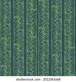 Trendy Tropical Jungle Seamless Pattern