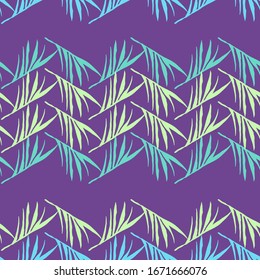Trendy Tropical Vector Seamless Pattern. Beautiful Male Shirt Female Dress Texture. Doodle Floral Background. Chic Summer Textile. Dandelion Monstera Feather Banana Leaves Tropical Seamless Pattern.