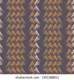 Patrón de la moda del Vector Tropical. Fondo Floral dibujado. Dandelion Banana Deja Monstera Feather Tropical Seamless Pattern. Frescas Telas de verano. Elegante Textura de vestir de mujer con camiseta masculina.
