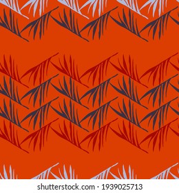 Trendy Tropical Vector Seamless Pattern. Elegant Male Shirt Female Dress Texture. Nice Summer Fashion. Dandelion Monstera Banana Leaves Feather Tropical Seamless Pattern. Doodle Floral Background.