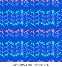 Trendy Tropical Vector Seamless Pattern. Elegant Male Shirt Female Dress Texture. Doodle Floral Background. Dandelion Monstera Banana Leaves Feather Tropical Seamless Pattern. Fine Summer Fabrics.
