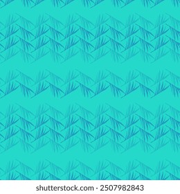 Trendy Tropical Vector Seamless Pattern. Dandelion Feather Banana Leaves Monstera Tropical Seamless Pattern. Doodle Floral Background. Beautiful Male Shirt Female Dress Texture. Nice Summer Fashion.